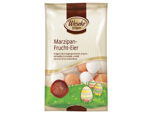 Weseke Marzipan Frucht Eier 125g