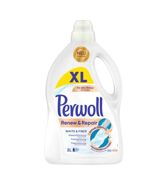 Perwoll White & Fiber Gel 50p 3L