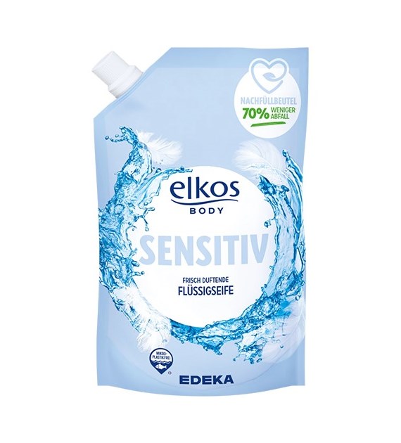 Elkos Sensitiv Flussigseife Mydło Zapas 750ml/1L