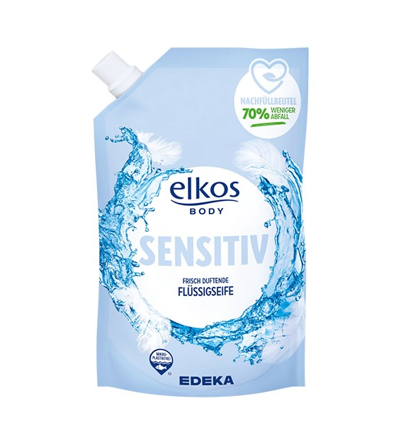 Elkos Sensitiv Flussigseife Mydło Zapas 1L