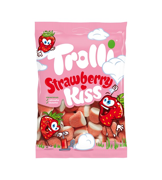Trolli Strawberry Kiss Pianki 150g