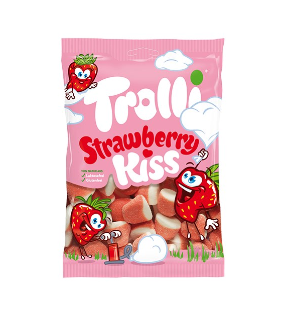 Trolli Strawberry Kiss Pianki 150g