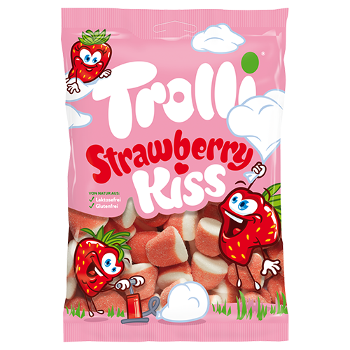 Trolli Strawberry Kiss Pianki 150g