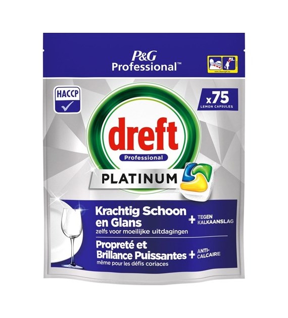 Dreft Professional Platinum Lemon Tab 75szt 1,1kg*
