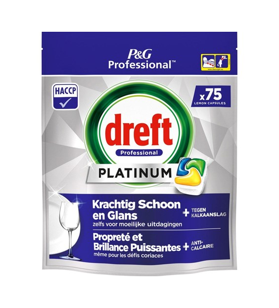 Dreft Professional Platinum Lemon Tab 75szt 1,1kg*