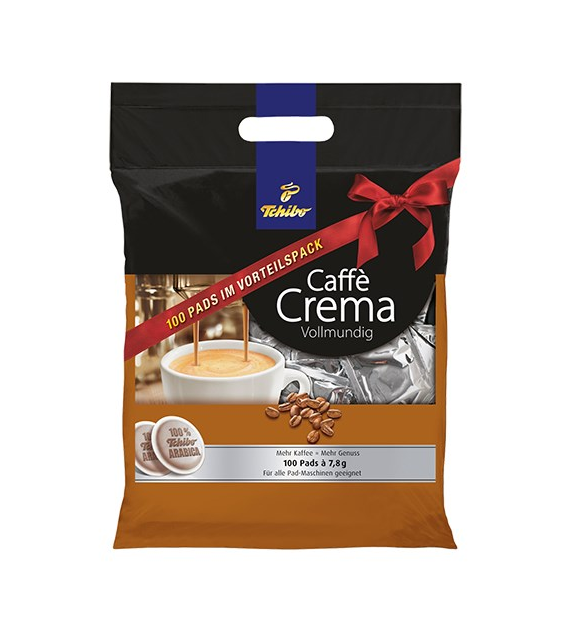 Tchibo Caffe Crema Vollmundig Pads 100szt 720g