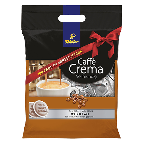 Tchibo Caffe Crema Vollmundig Pads 100szt 720g