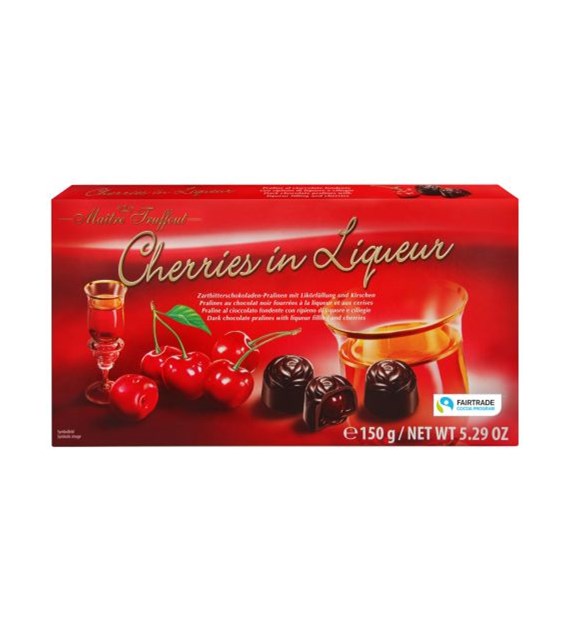 Maitre Truffout Cherries in Liqueur 150g