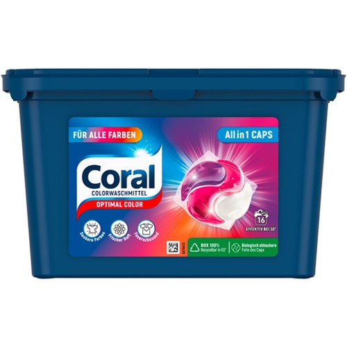 Coral All in 1 Optimal Color Caps 16p 339g
