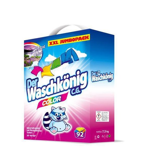 Waschkonig Color Proszek 92p 7,5kg
