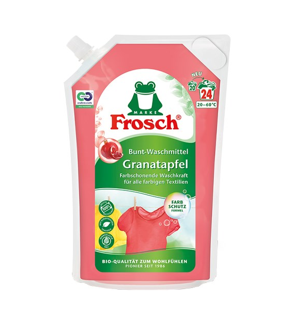 Frosch Granatapfel Bunt-Waschmittel Gel 24p 1,4L