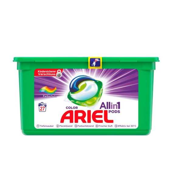 Ariel 3in1 Pods Color Caps 27p 810g