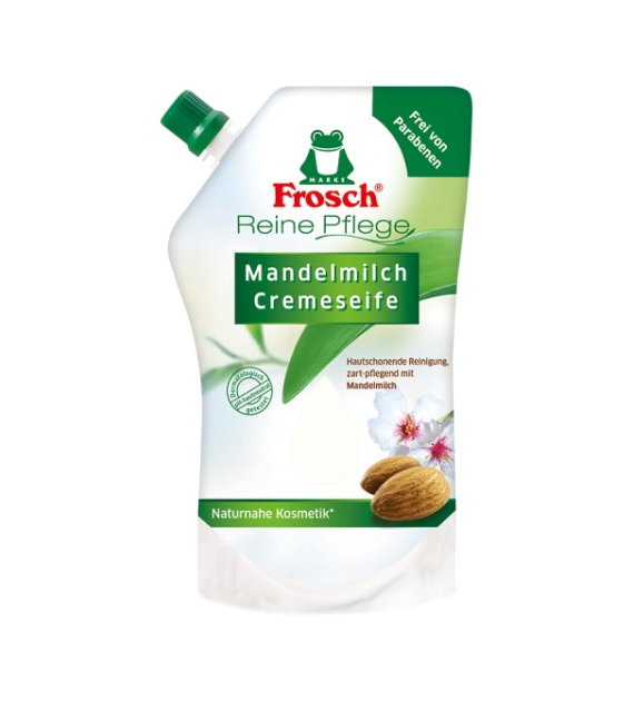 Frosch Reine Pflege Mandelmilch Mydło Zapas 500ml