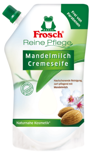 Frosch Reine Pflege Mandelmilch Mydło Zapas 500ml