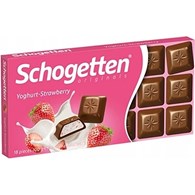 Schogetten Yoghurt-Strawberry Czekolada 100g