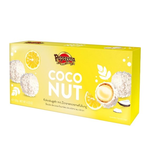Papagena Coconut Zitronecreme Kulki Kokosowe 120g