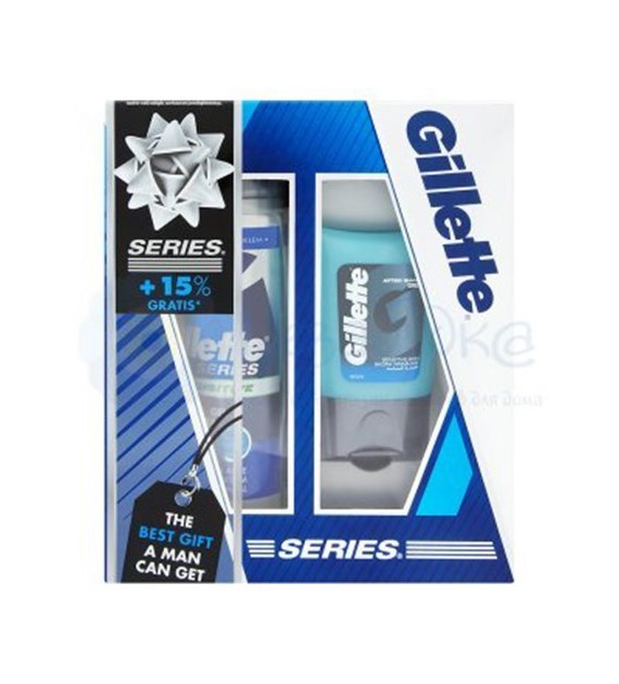 Gillette Sensitive Gel 200ml + Balsam 75ml