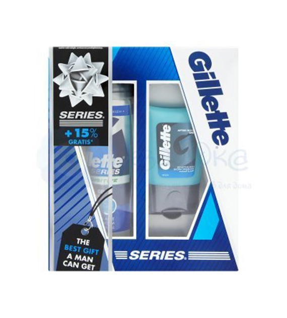 Gillette Sensitive Gel 200ml + Balsam 75ml