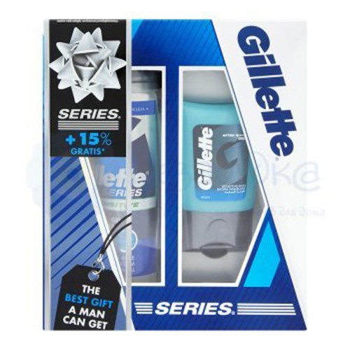 Gillette Sensitive Gel 200ml + Balsam 75ml