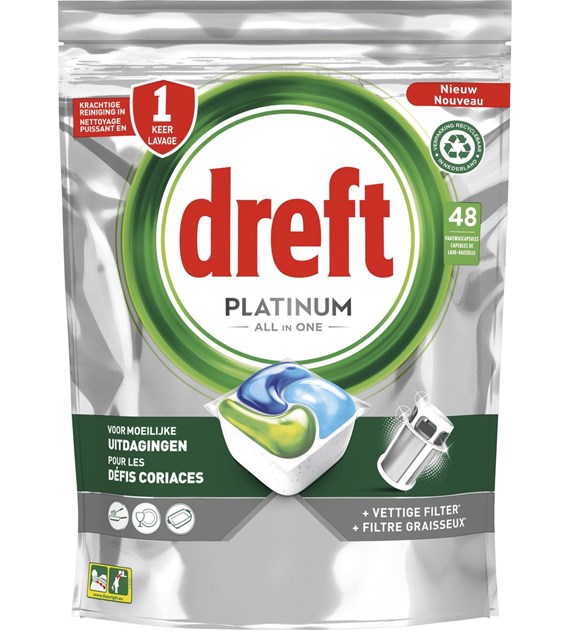 Dreft Platinum All in One Tabs 48szt 715g