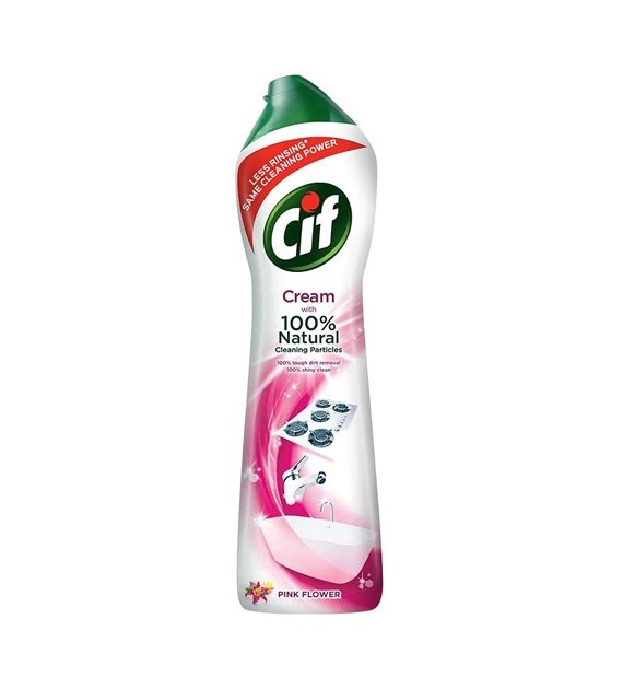 Cif Cream Micro Crystals Pink Flower Mleczko 500ml