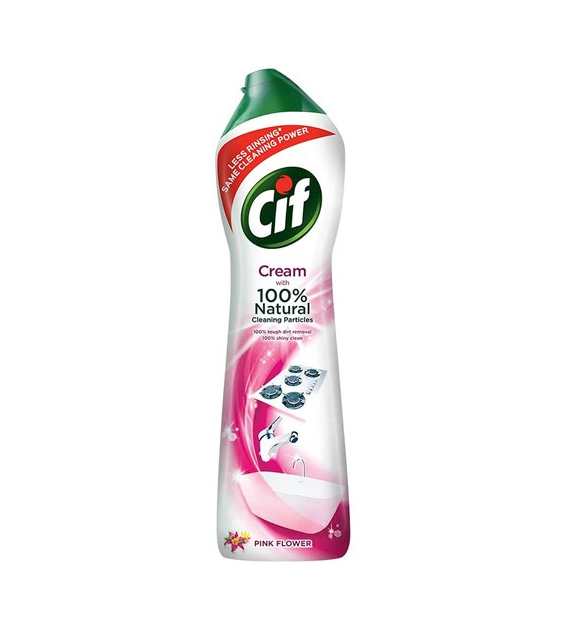 Cif Cream Micro Crystals Pink Flower Mleczko 500ml