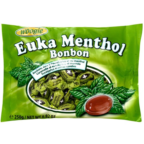 Woogie Euka Menthol Bonbon 250g