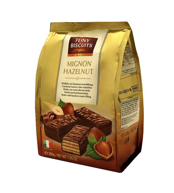 Feiny Biscuits Mignon Hazelnut Wafelki 200g