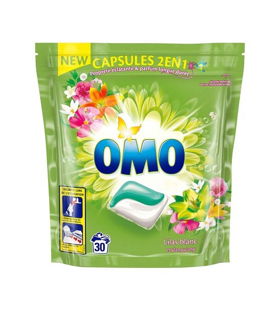 OMO Lilas Blanc et Ylang Ylang Caps 30p 723g
