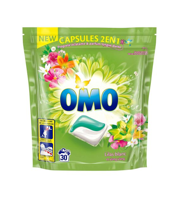 OMO Lilas Blanc et Ylang Ylang Caps 30p 723g