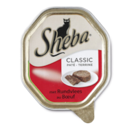 Sheba Classic Pate Met Rundvlees 85g