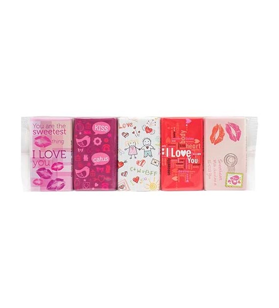 Maitre Truffout Milchschokolade Love 5x15g 75g