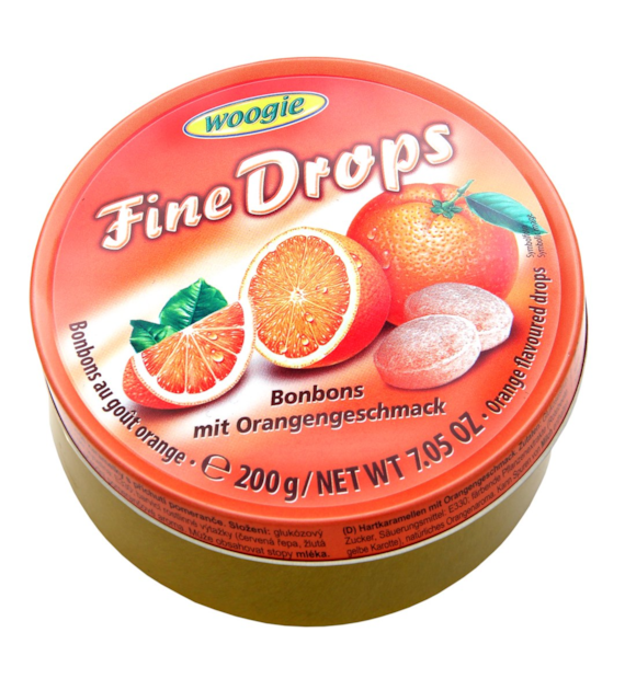 Woogie Fine Drops Orange 200g