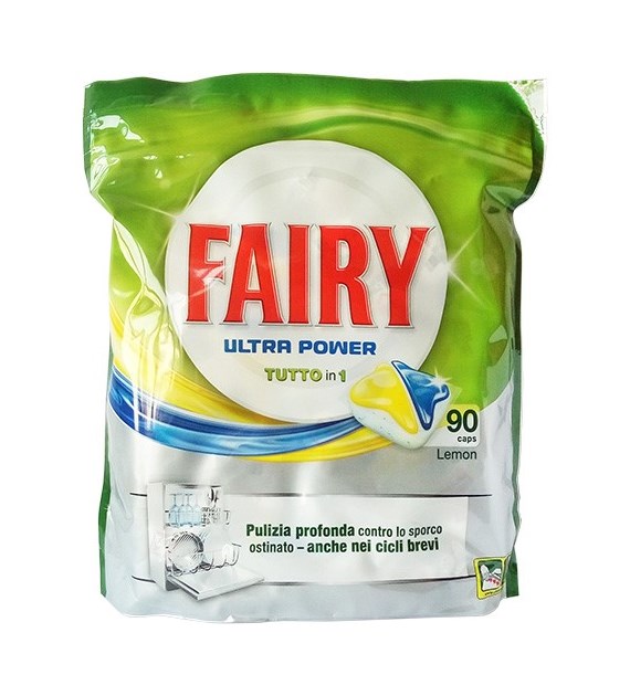 Fairy Ultra Power Tutto in 1 Lemon 90szt 1403g