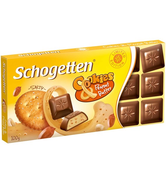 Schogetten Cookies Peanut & Butter Czekolada 100g