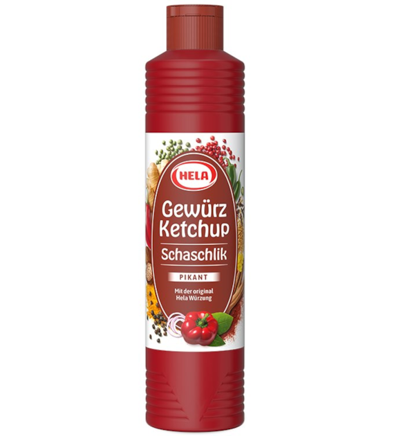 Hela Schaschlik Gewurz Pikant Ketchup 800ml
