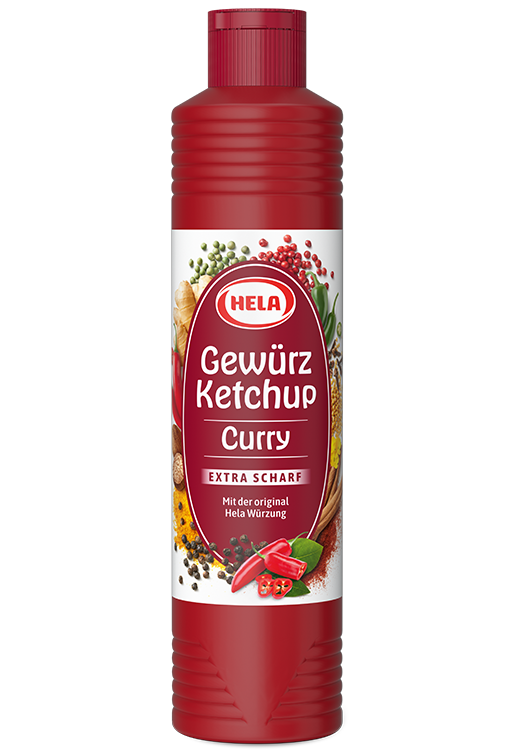 Hela Curry Gewurz Extra Hot Ketchup 800ml