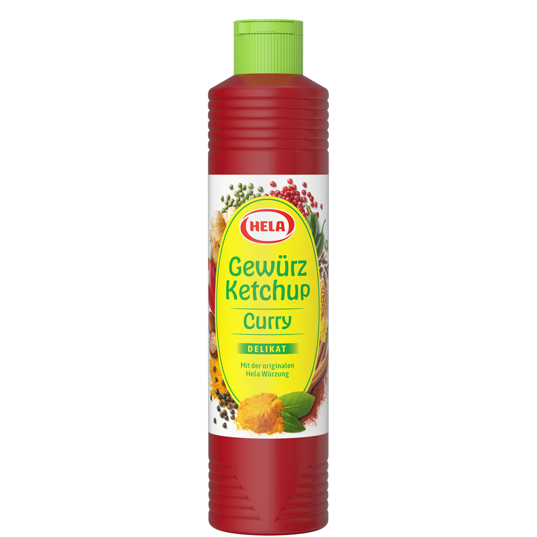 Hela Curry Gewurz Delikat Ketchup 800ml