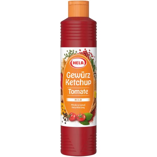 Hela Gewurz Ketchup Tomate Mild 800ml