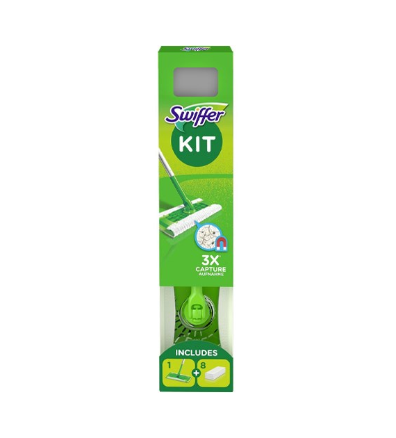Swiffer Kit Mop 1szt + Ściereczki 8szt