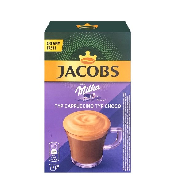Jacobs Cappuccino Milka Choco Saszetki 8szt 126g