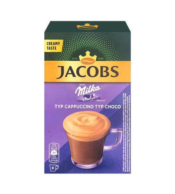 Jacobs Cappuccino Milka Choco Saszetki 8szt 126g