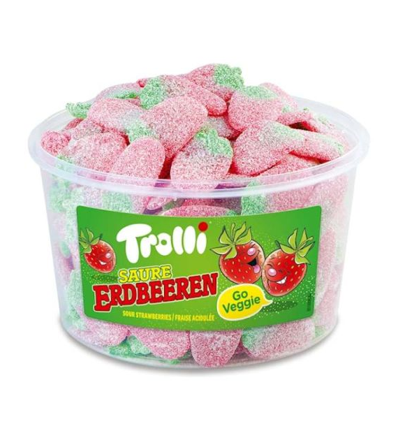 Trolli Saure Erdbeeren Żelki 150szt 1,2kg