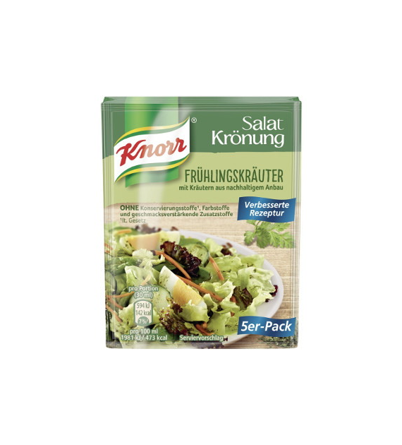 Knorr Salat Kronung Fruhlings-Krauter Sos 5pack