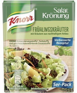 Knorr Salat Kronung Fruhlings-Krauter Sos 5pack