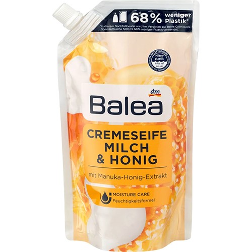 Balea Cremeseife Milch & Honig Mydło Zapas 500ml