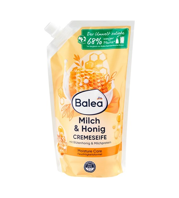 Balea Cremeseife Milch & Honig Mydło Zapas 500ml