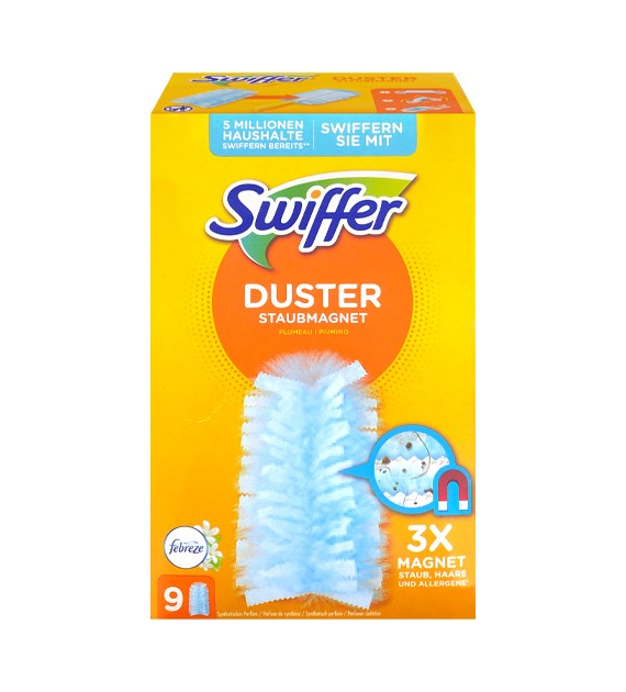 Swiffer Duster Staubmagnet Febreze 9szt