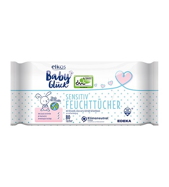 Elkos Baby Gluck Sensitive Chusteczki 80szt