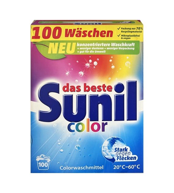Sunil Color Proszek 100p 5kg DE